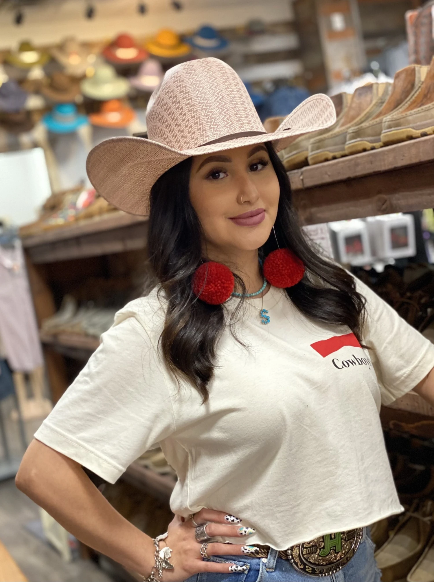 2020 Jobes Hats Straw Hat “ Rose ” 4”1/4 Brim