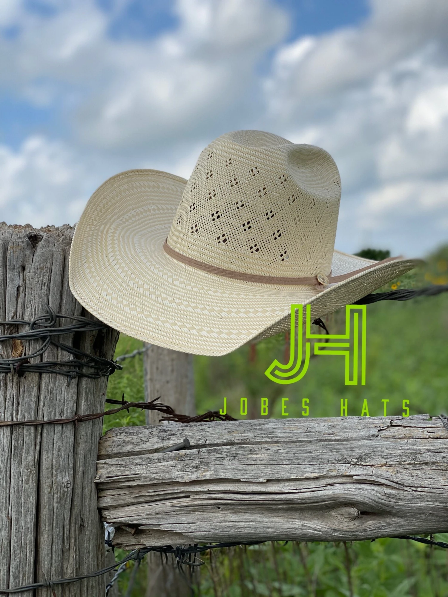 2020 Jobes Hats Straw Hat “Oso” 4” 1/4 Brim - Image 3