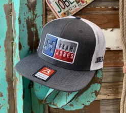 2020 Jobes Hats Trucker - Gray/White Chrome Team Jobes