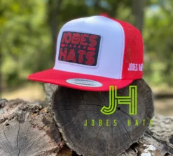 2021 Jobes Cap- White/Red 5 Red Stars Patch