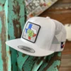 2021 Jobes Hats Trucker - All White Cactus Patch JH
