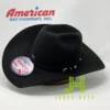 American Hat Co. 40X Black 4" 1/4 Brim