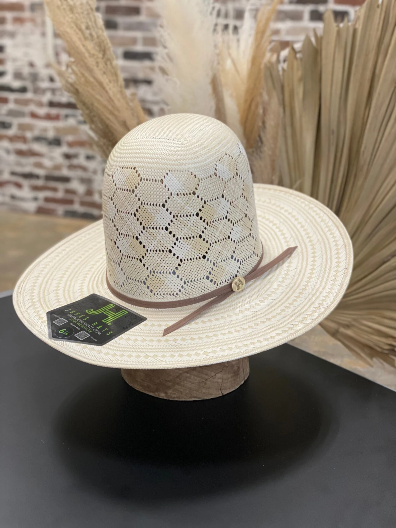 2022 JH Panal Red Open 7” Tall Crown 4”1/4 Brim