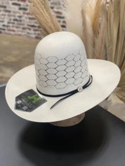 2022 JH Panal White Open Tall Crow 7” Crown 4”1/4 Brim