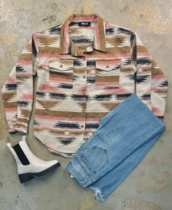 NEW! Brown & Pink Flannel