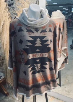 NEW! Eva Brown Pancho