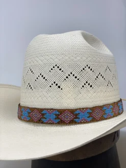 JH Handmade Beaded Hatband- #1