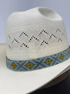 JH Handmade Beaded Hatband- #20