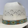 JH Handmade Beaded Hatband- #8