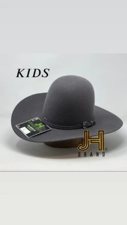 JH Kids Wool Felt “Steel” 3” Brim