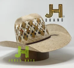 Jobes Hats Straw Hat “GOAT” 4”1/4 Brim