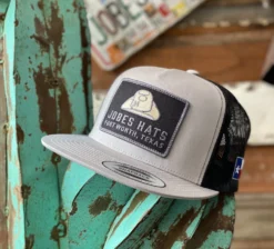 Jobes Hats Trucker - Silver And Black / Grey Hat Patch