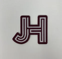 Jobe's Hats - Patch/sticker -Burgundy- JH
