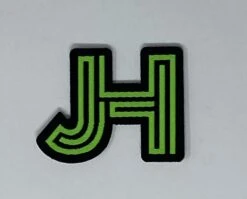 Jobe's Hats - Patch/sticker -Neon Green JH