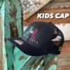 Kids Jobes Hats Trucker - All Black JH Tricolor Mexico