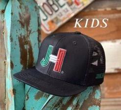 Kids Jobes Hats Trucker - All Black Kids 3D JH Mexico