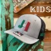 Kids Jobes Hats Trucker - Grey/Black Kids 3D JH Mexico