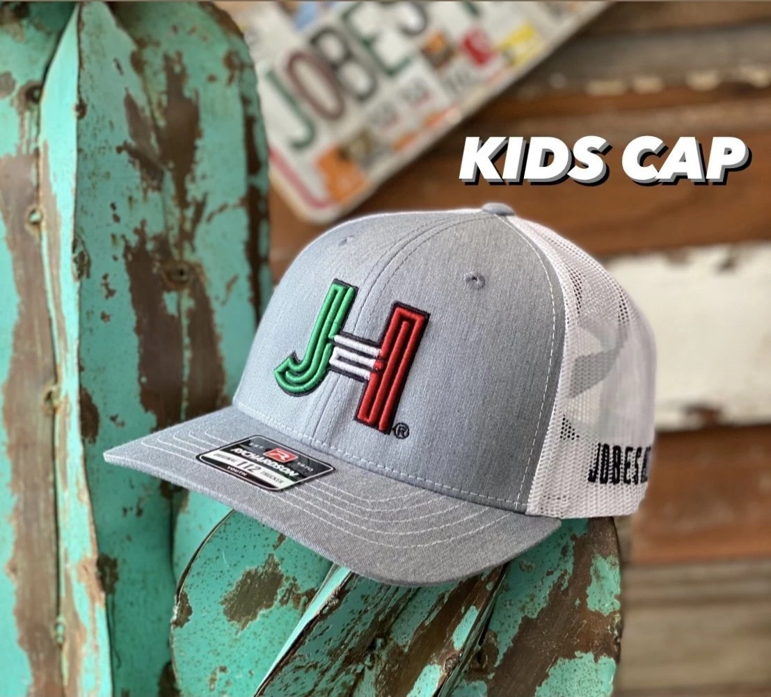 Kids Jobes Hats Trucker - Grey/White 3D JH Mexico