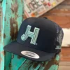 NEW 2021 Jobes Hats Trucker - All Black Cap 3D Mint JH (Limited Edition)