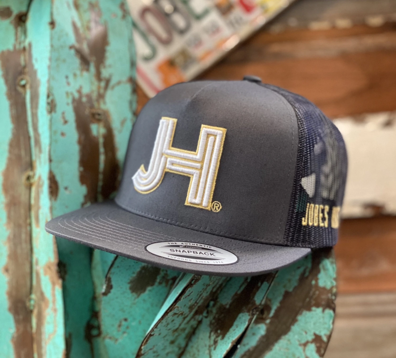 New 2020 Jobes Cap- All Grey White JH 3D