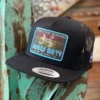 New 2021 Jobes Cap- All Black Texas Hat Benders Turquoise Patch