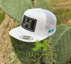New 2021 Jobes Cap- All White JH Techno Patch
