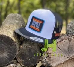 New 2021 Jobes Cap- White/Black Retro Patch