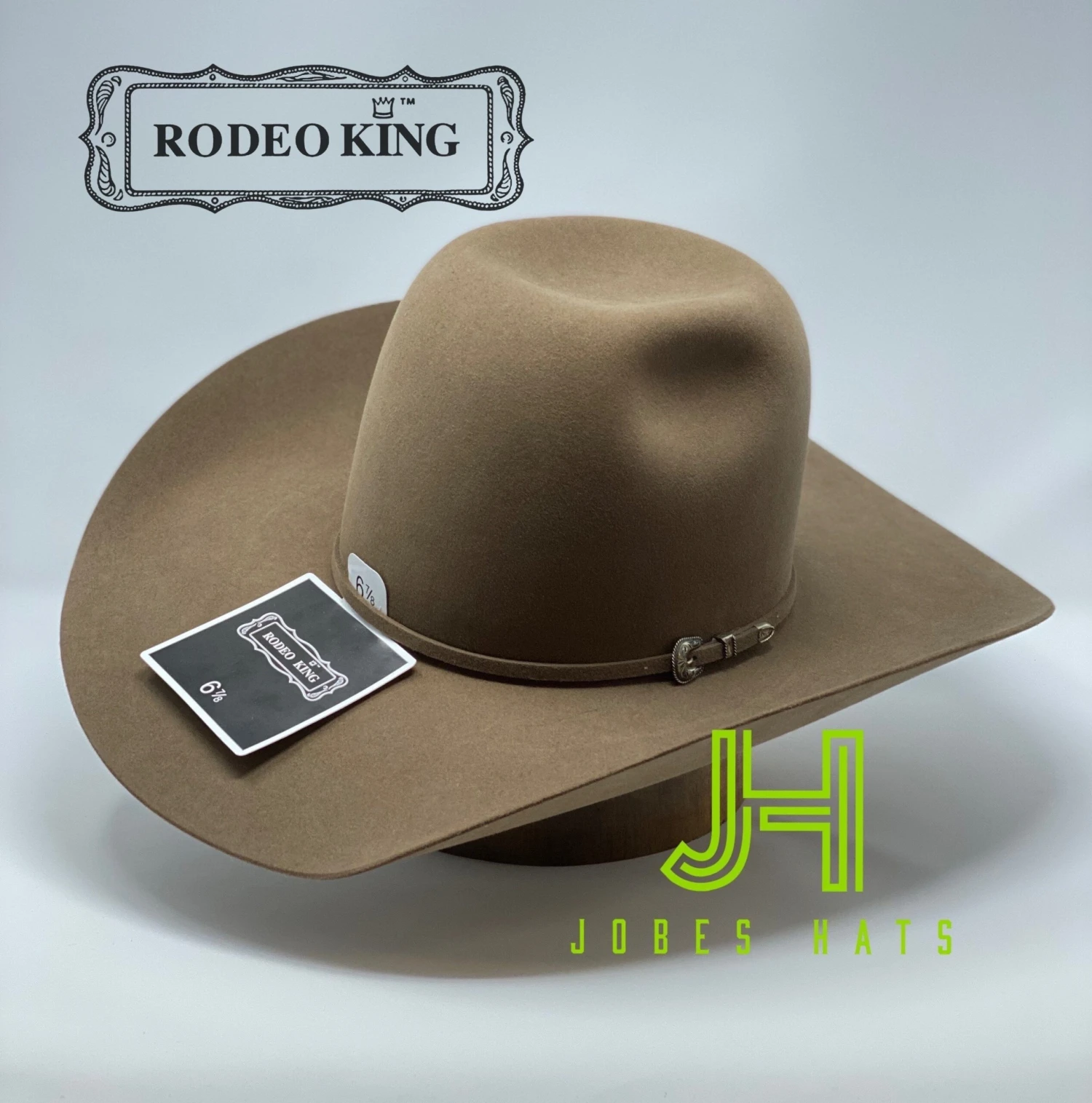 Rodeo King Felt 30X Tan Belly 4" 1/4 Brim. Tall 6”1/4 Crown