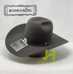 Rodeo King Felt 7X Charcoal 4" 1/4 Brim 6" Crown