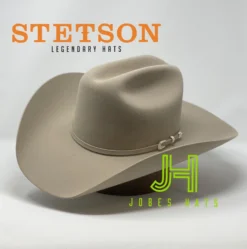 Stetson 5X Lariat Silverbelly 4" 3/4 Crown 4" Brim