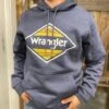NEW 2023 Mens Wrangler Navy Blue Hoodie 112318527