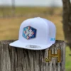 New 2022 Jobes Trucker Cap- All White JH Multi Aztec Patch