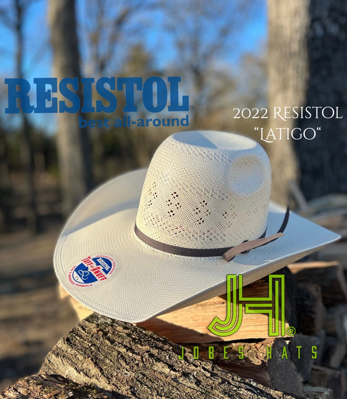 New Resistol 2022 Model “Latigo” 4”1/4 Brim With DryLex Sweatband