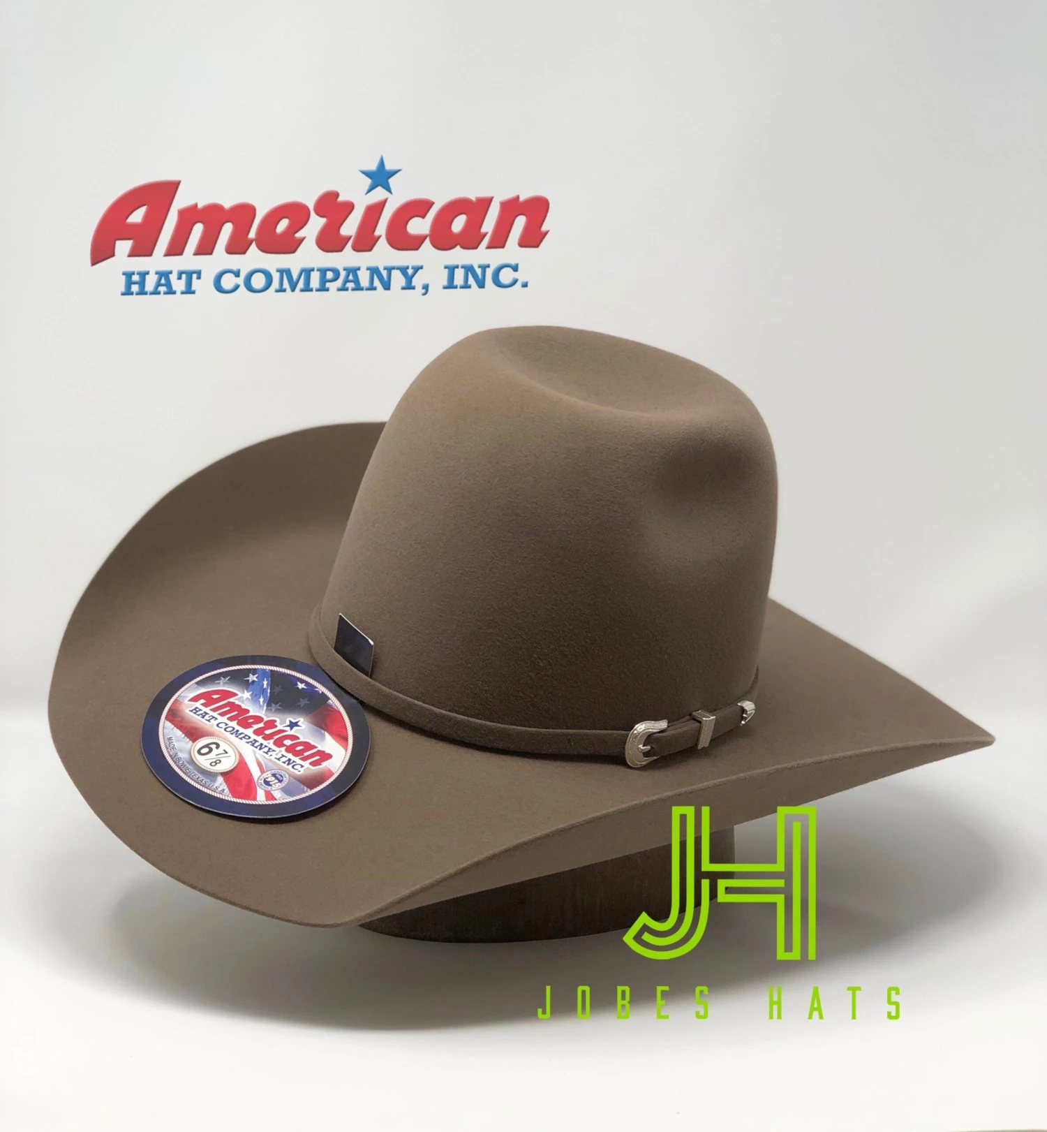 American Hat Co Felt 7X Pecan 4" 1/4 Brim