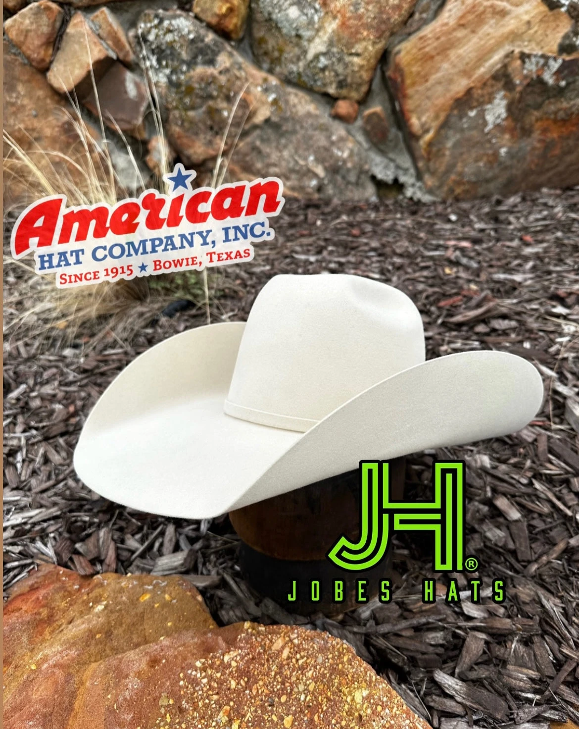 American Hat Co Felt 20X Bone 5” Brim - Image 2