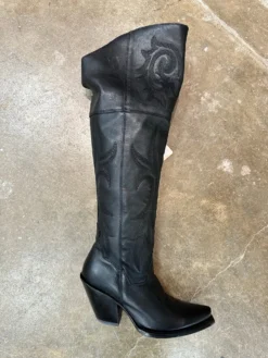 Black Jilted Snip-DP3789- Womens Boots- Dan Post