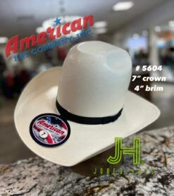 2021 American Hat 🇺🇸 #5604 7” Tall Crown R/O 4” Brim