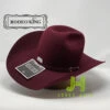 Rodeo King Felt 7X Merlot 4" 1/4 Brim 6" Crown