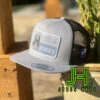 2022 Jobes Hats Trucker- All Grey Silver/Black Team Jobes White Patch