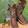 Mens JH "Pescado Charuto" Square Toe Boots