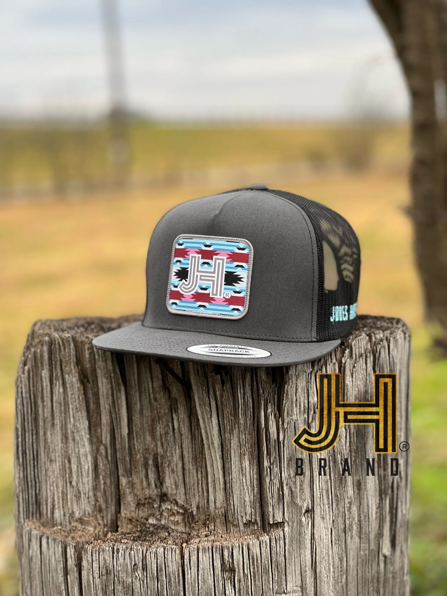 New 2022 Jobes Trucker Cap- All Grey JH Candy Patch