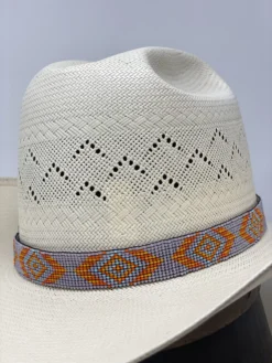 JH Handmade Beaded Hatband- #21