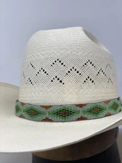 JH Handmade Beaded Hatband- #23