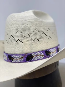 JH Handmade Beaded Hatband- #24
