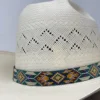 JH Handmade Beaded Hatband- #4