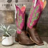 Ladies Macie Bean M9132 Prickled Pink Cactus Boots