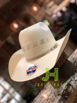 Model Resistol Straw “Banning” 4”1/4 Brim With DryLex Sweatband