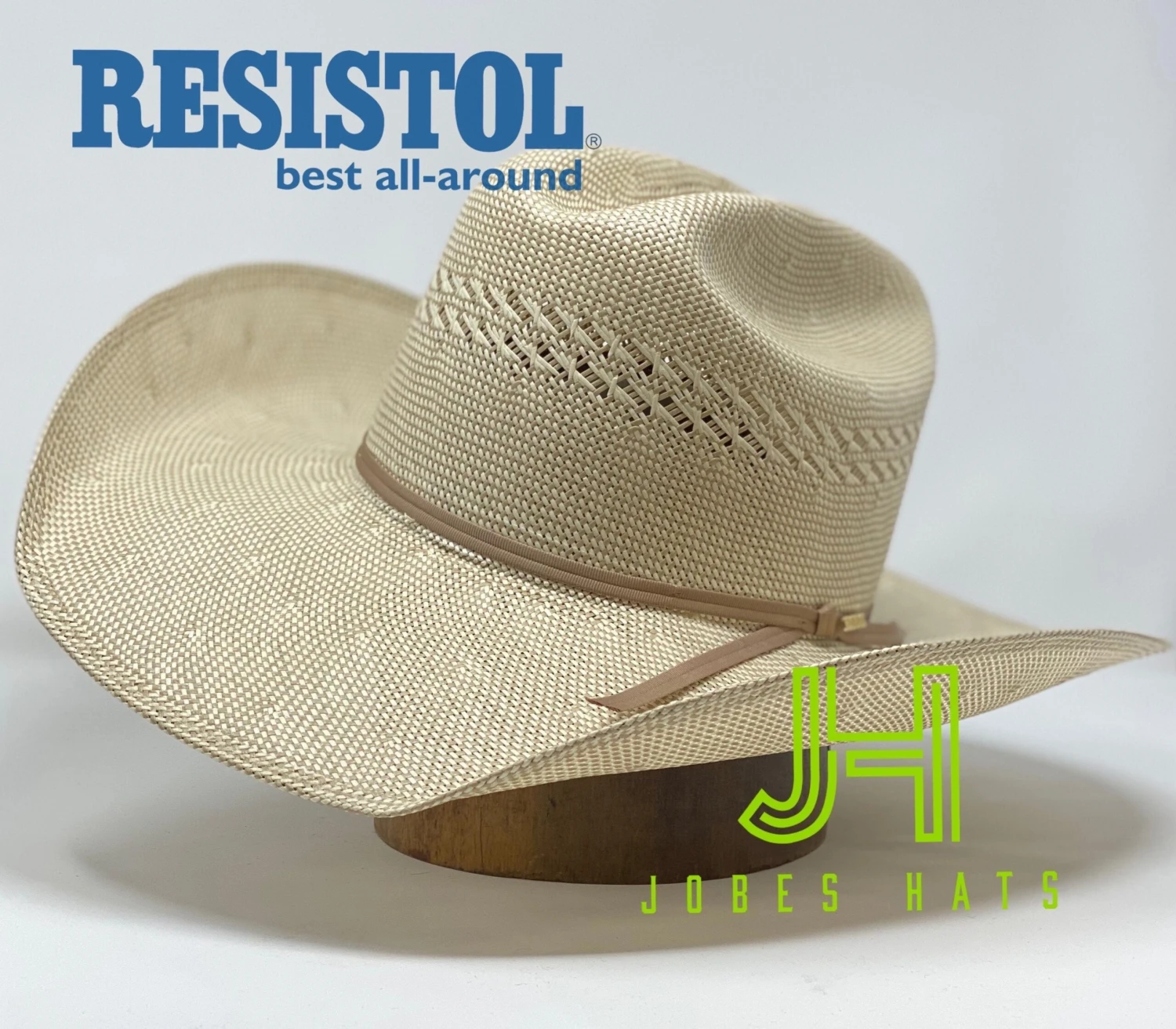 Resistol Straw 100X “Paramount” 4”14 Brim (preshaped)