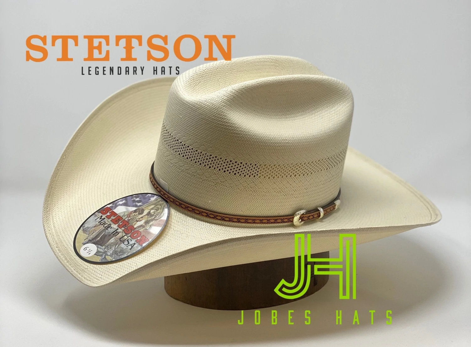 Stetson Straw 100X “Griffin” 4”1/4 Brim (preshaped) - Image 2