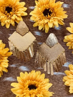 Tracy Tassel Colombian Handmade 24k Plated Earrings